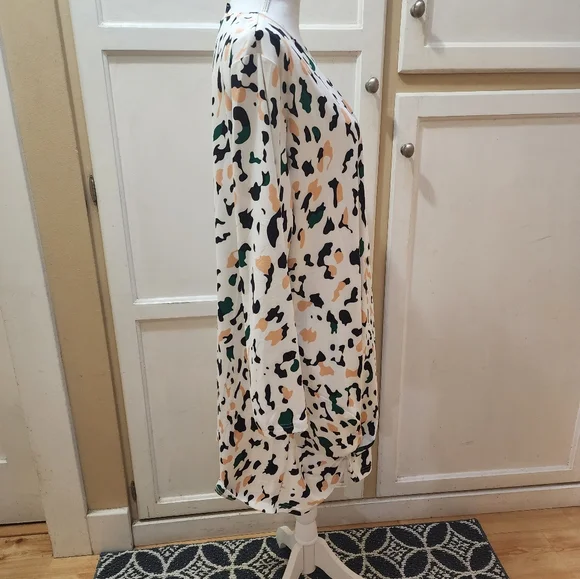 SHEIN's Emery Rose Women's Print Twist Hem Dress NWOT - Picture 9 of 12